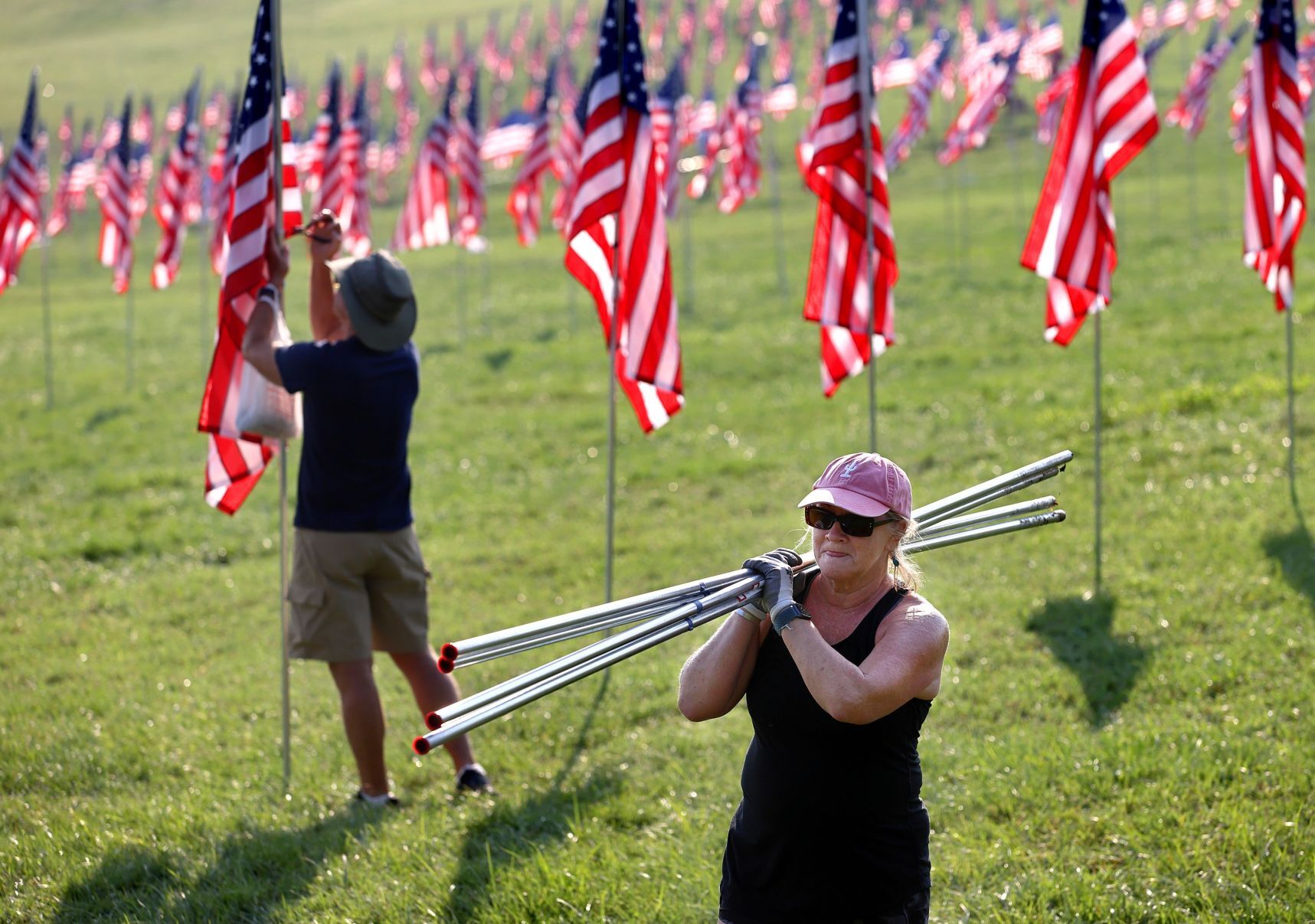 Flags of Valor comes down on Art Hill after 9/11 anniversary